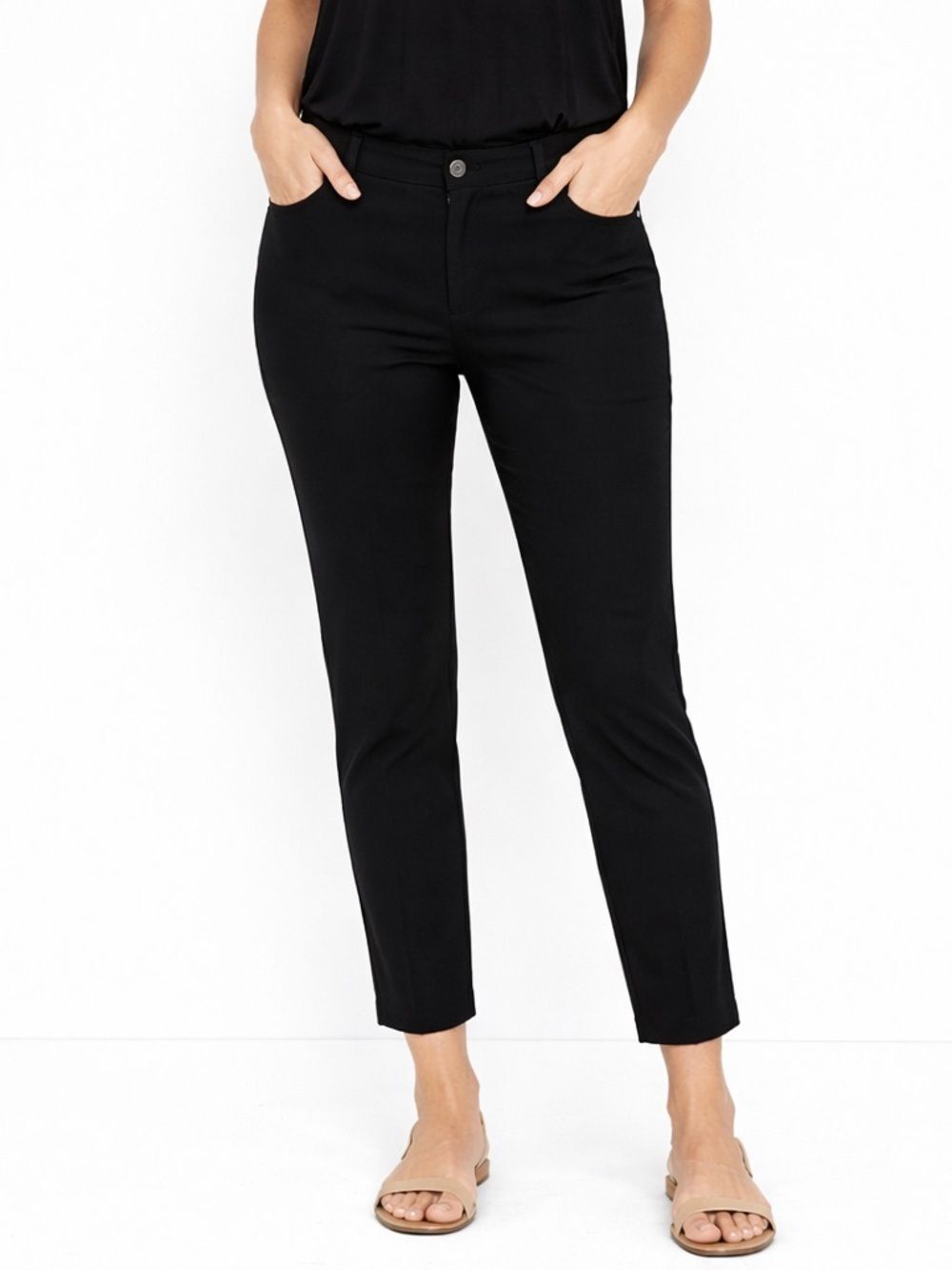 LOFT Marisa Black Slim Fit Dress Pants Women’s Size 4